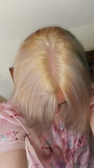Any hairdressers? Orangy roots!