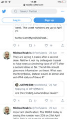 AZ Clots = LATEST From MHRA
