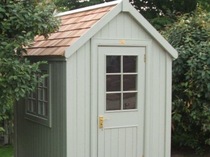 If you were painting a garden office which of these 2 Farrow and Ball colours would you choose.?