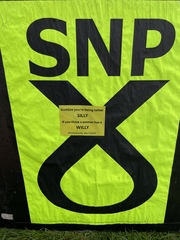 There's been a sticker....