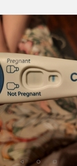 Brown spotting & faint BFP TMI photo