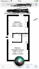 Is 40m2 too small for a one bed in London?