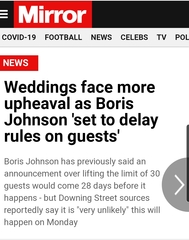 Would you attend a wedding in July?