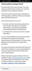 Pre-departure test! What does this mean!!