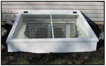 Openable glass Lightwell cover