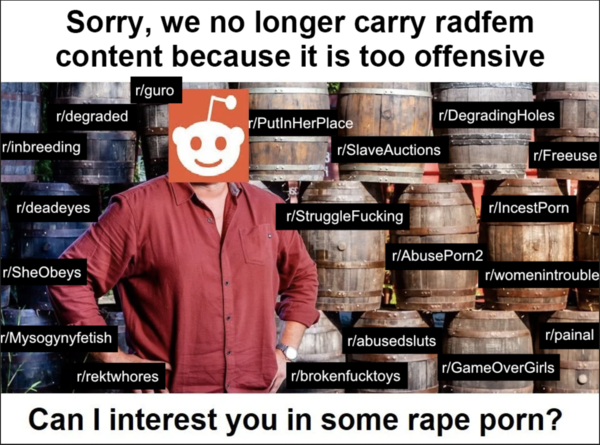 Anyone have experience of reporting/banning misogynist Subreddits?