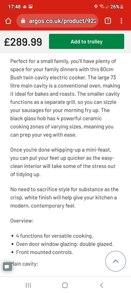 Can anyone explain my new Bush cooker to me?