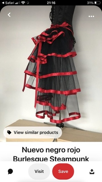 Help me make this tulle bustle.