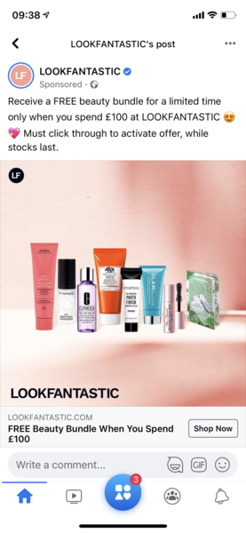 Beauty chat - freebies/gifts with purchase/offers