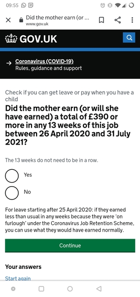 Maternity allowance - help!