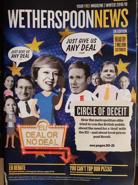 Mr Wetherspoon - otherwise known as Mr Leave UK - wants his EU workers back.