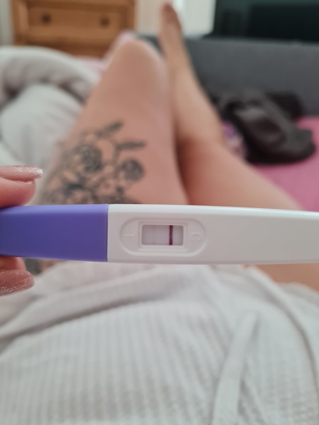 FRER faint positive or evaporation? 11DPO