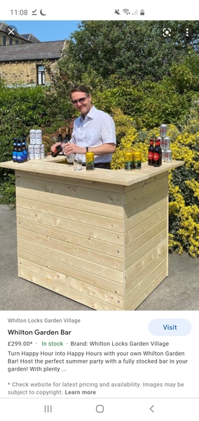 Neighbour has built a bar