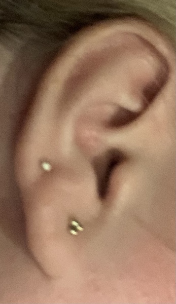 Helix piercing too close to edge