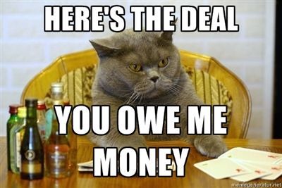 Being a dick to ask for the money back?