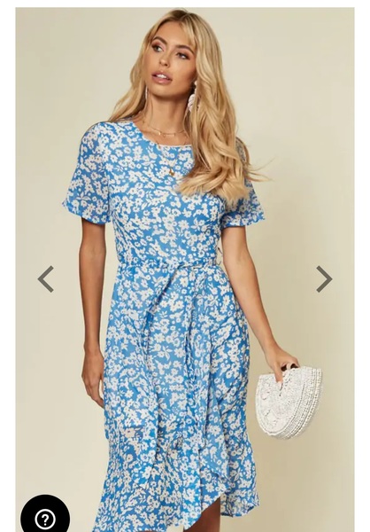 Saw a lady on a train wearing a dress ...