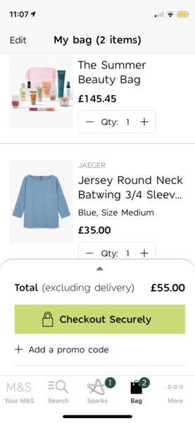 Marks and Spencer summer box £145!
