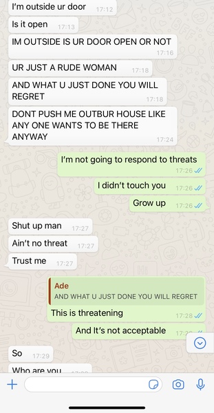 DP - Abusive what’s apps