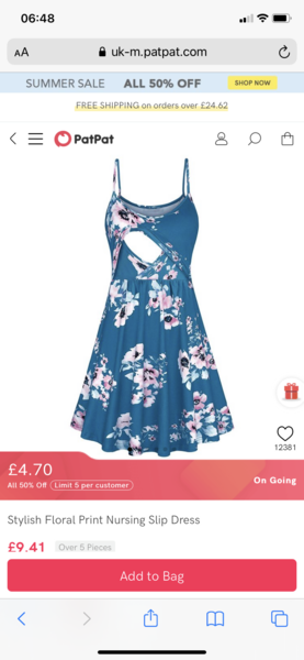 Summer breastfeeding clothes?