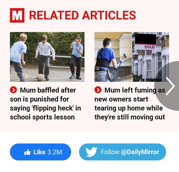 Punished at school for saying ‘flipping heck’