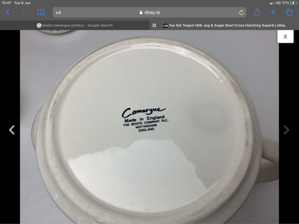 I didn’t know boots used to sell crockery. Does anyone recognise this?