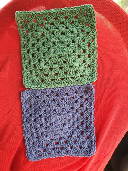 Woolly Hugs. A Blanket for lovely Notapizzaeater whose wonderful DH has sadly died.