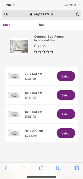 Smaller size child's single bed??