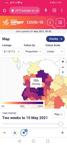 Map- Is the Delta variant in your area? [edited at OP's request in-like with WHO guidelines]