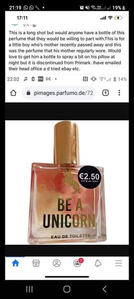 "I'm a unicorn" Primark perfume, can anyone help please?
