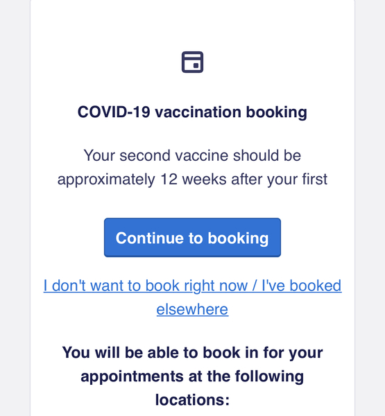 The gap between vaccine doses