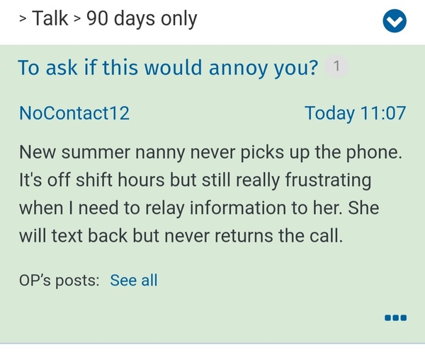 To find this so annoying?