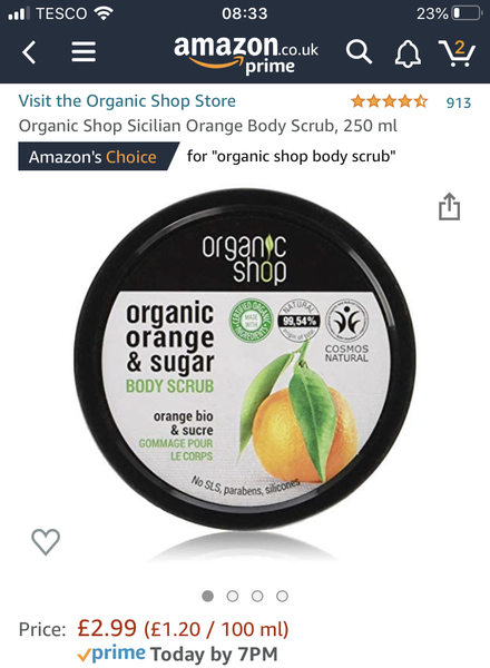 Body exfoliant