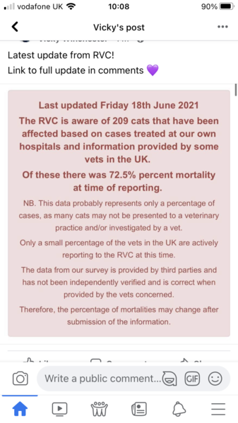 Warning - Cat food recall linked to 209 deaths - details here