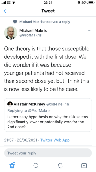 Alternatives to AstraZeneca vaccine for under 40s “will be considered” amid rise in blood clots Thread 3