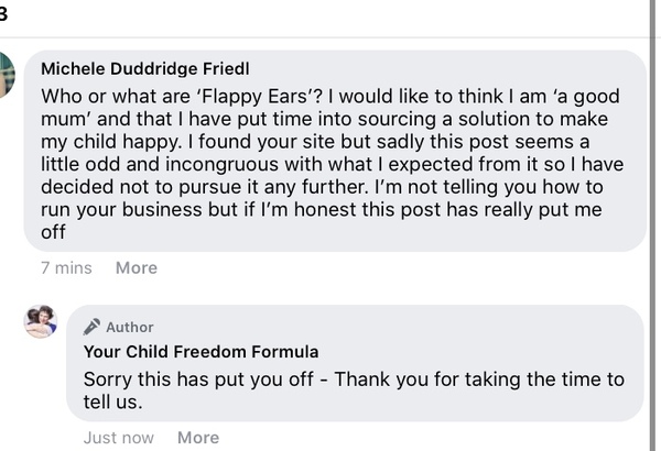 your child freedom formula - has anyone tried it?