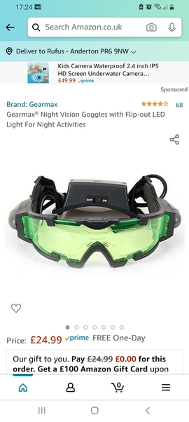 Help me find a way to see in the dark!