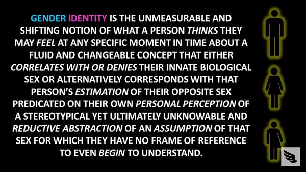 If you can't get your head around WTF "Gender Identity" is about, try this: