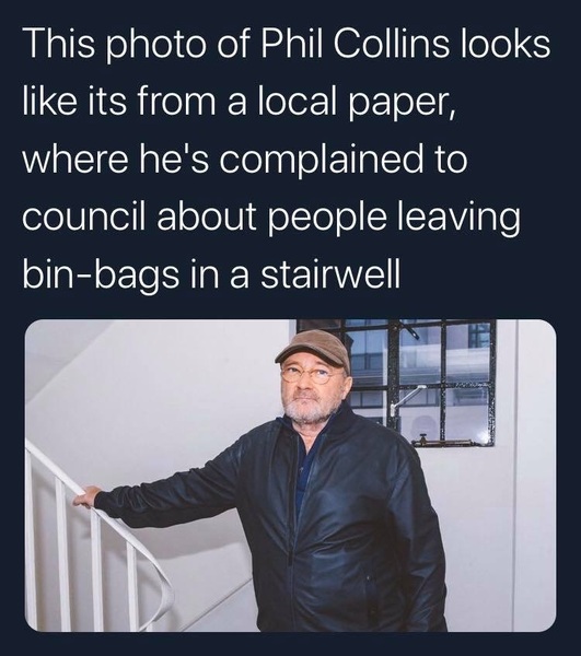 DH told neighbours off for playing Phil Collins