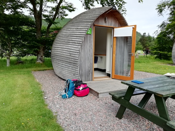 Has anyone stayed in a UK campsite that has glamping pods like these? If so, which one?