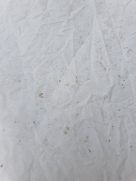 Need laundry help - waxy residue on bedsheet