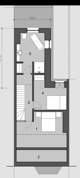 Architect's opinion or mine, which do you prefer for this downstairs lay out?