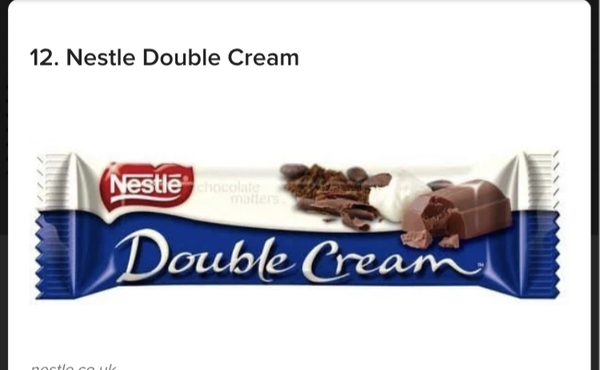 Another one about discontinued chocolate bars