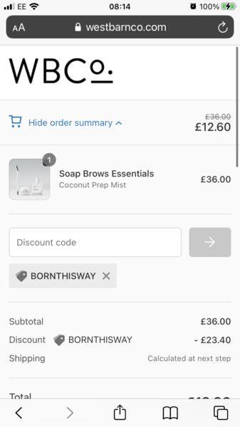 Discount code riddle