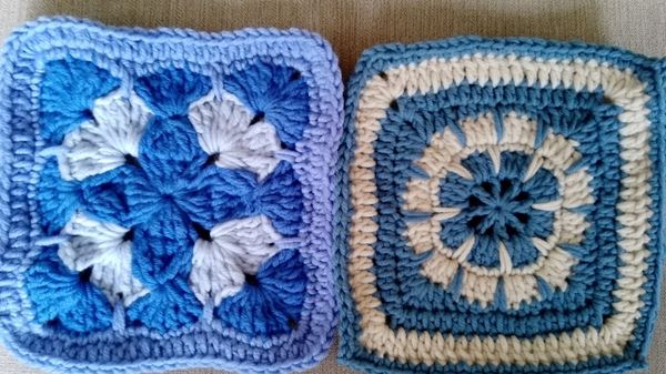 Woolly Hugs. A Blanket for lovely Notapizzaeater whose wonderful DH has sadly died.