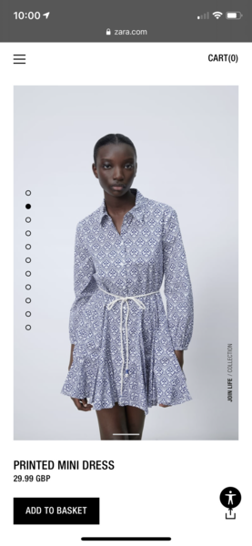 What to wear under this mini shirt dress