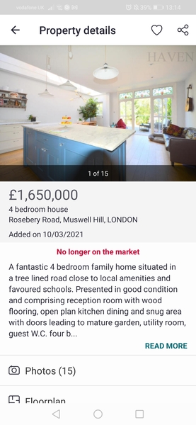 To think this house is worth it and London won't crash?
