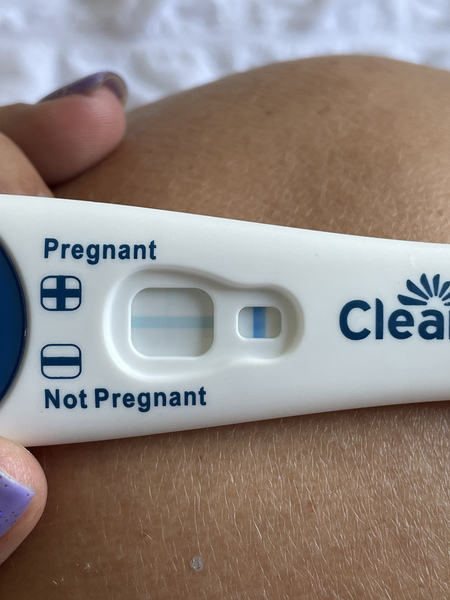 Clear blue positive or evap?