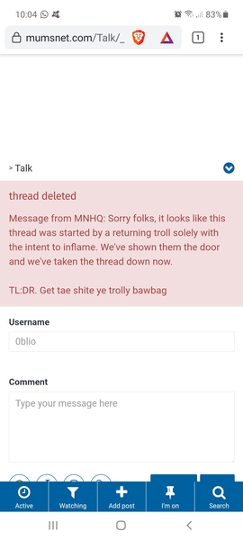 Deletion notice