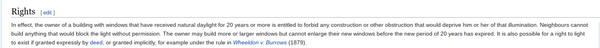 To think my neighbour can drill a whole in my house to permanently hang a 15ft tarpaulin?