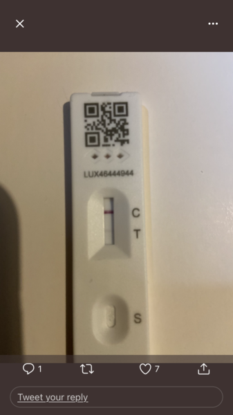 Does this look positive?